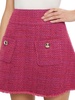 Bonnie Tweed Fit & Flare Miniskirt