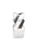 Sterling Silver & Black Spinel Ring