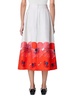 Poppy Cotton-Silk Midi-Skirt