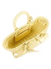 Woven Design Top Handle Bag