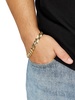 14K Goldplated Silver Curb Chain Bracelet