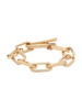 Goldtone Bamboo Link Bracelet