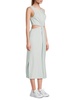 Around The World Twist Knot Sheath Midi-Dress