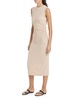 Stretch Jersey Sleeveless Midi-Dress