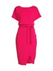 Dolman Sleeve Knee-Length Dress
