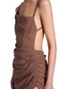 La Robe Draped Asymmetric Dress