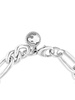 Sterling Silver Figaro Chain Bracelet