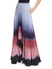 Lemnos Pleated Satin Maxi Skirt