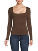 Solid Squareneck Top