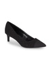 Dejella Tweed Kitten Heel Pumps