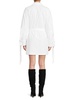 Belted Cotton Poplin Mini Shirtdress