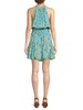 Courtney Print Silk Mini Dress