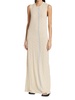 Spray-Painted Jersey Sleeveless Maxi Dress