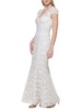 Lace Fit & Flare Gown