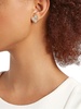 18K Goldplated & Cubic Zirconia Wild Flower Cluster Earrings