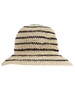 Stripe Crochet Bucket Hat
