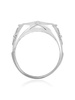 Sterling Silver North Star Signet Ring