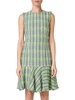 Fringed Tweed Dress