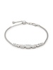 Rhodium Plated & Cubic Zirconia Bracelet