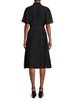 Belted Knee Length Shirtdress