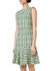 Fringed Tweed Dress