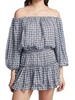 Zonia Off Shoulder Chiffon Mini Dress