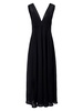 Lorna V-Neck Midi-Dress