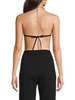Crystal Embellished Virgin Wool Crop Top