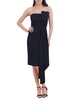 Asymmetric Strapless Sheath Dress
