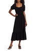 Avonne Side Slit Midi Dress