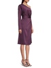 One Shoulder Twist Midi Dress