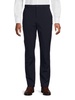 Solid Flat-Front Dress Pants