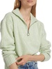 Sequin-Embroidered Quarter-Zip Sweater
