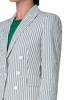 Seersucker Striped Cotton-Blend Blazer