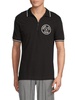 Logo Zip Up Polo