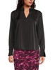 Satin Split Neck Blouse