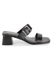 Caverie Faux Leather Buckle Sandals