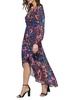 Floral Screenprint High-Low Dress