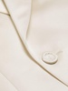 Hattson Satin Double-Breasted Blazer