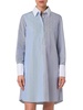 Micro-Striped Cotton Poplin Shirtdress