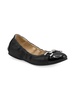 Cadeeno Faux Leather Ballet Flats