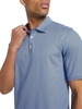 Slim-Fit Geometric Cotton Polo Shirt
