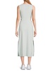 Around The World Twist Knot Sheath Midi-Dress