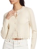Perdita Pearl-Embellished Wool Cardigan