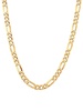 Basic 18K Goldplated Sterling Silver Figaro Chain Necklace/22"