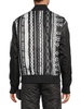 Logo Chain Baseball Jacket