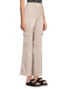 Banded Waist Flat Front Pants