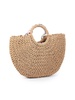 Scarf Handle Woven Tote