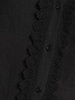 Linen Lace-Paneled Blouse