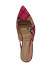 Scooter Kitten Heel Plaid Pumps